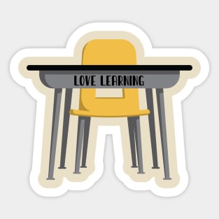 Love Learning Sticker